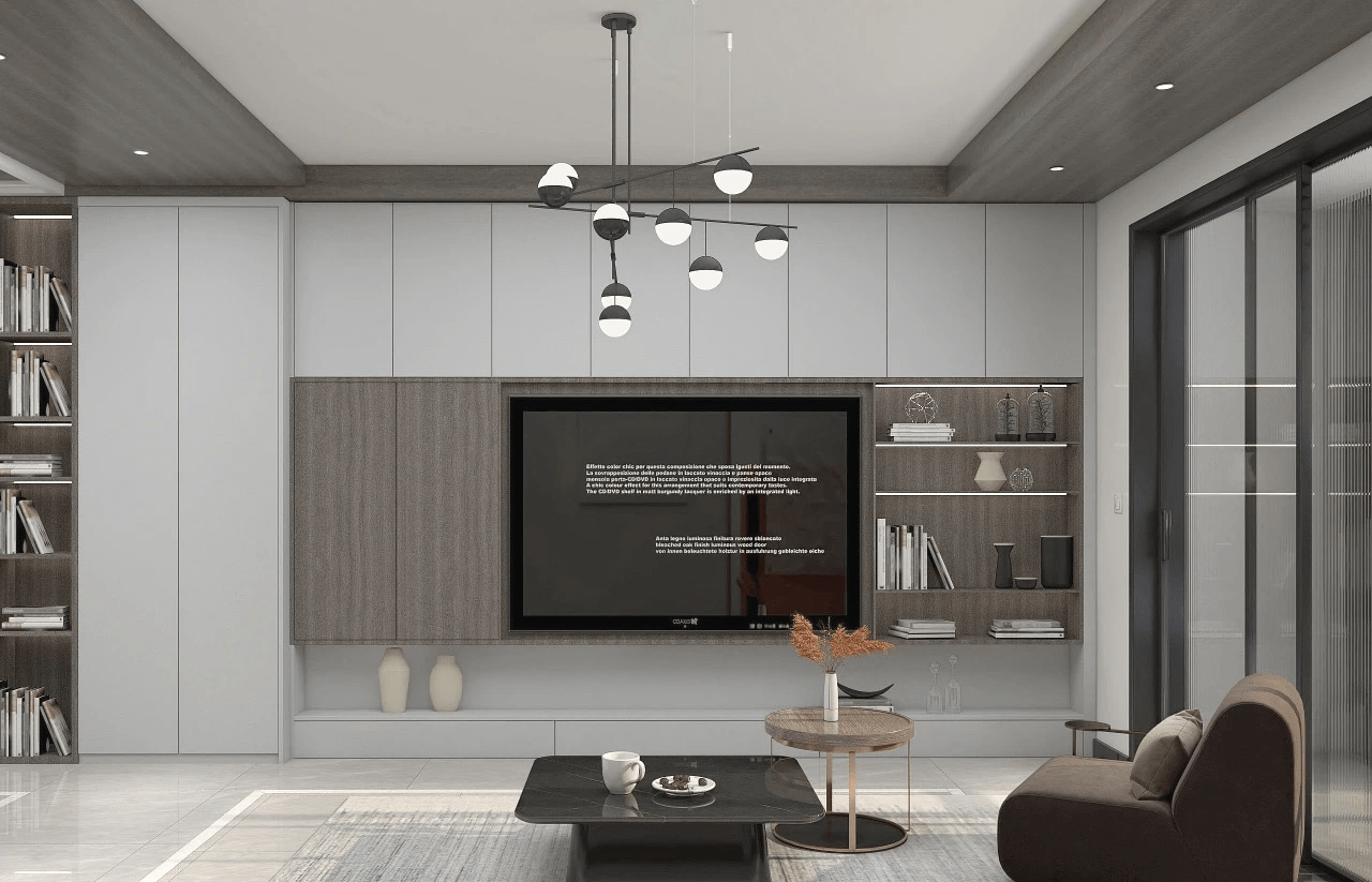 电视柜这样设计大家都觉得好看