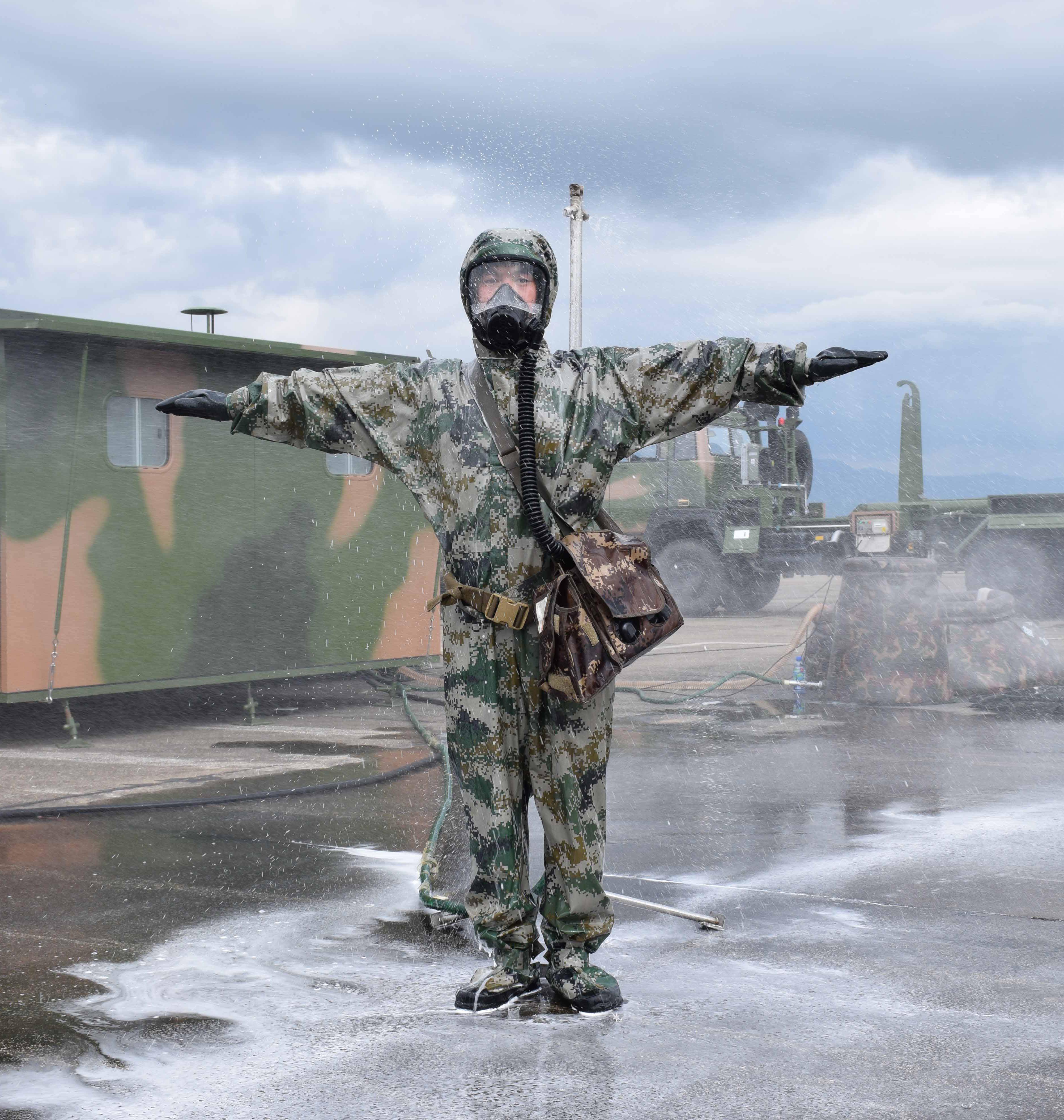 空军防化兵图片