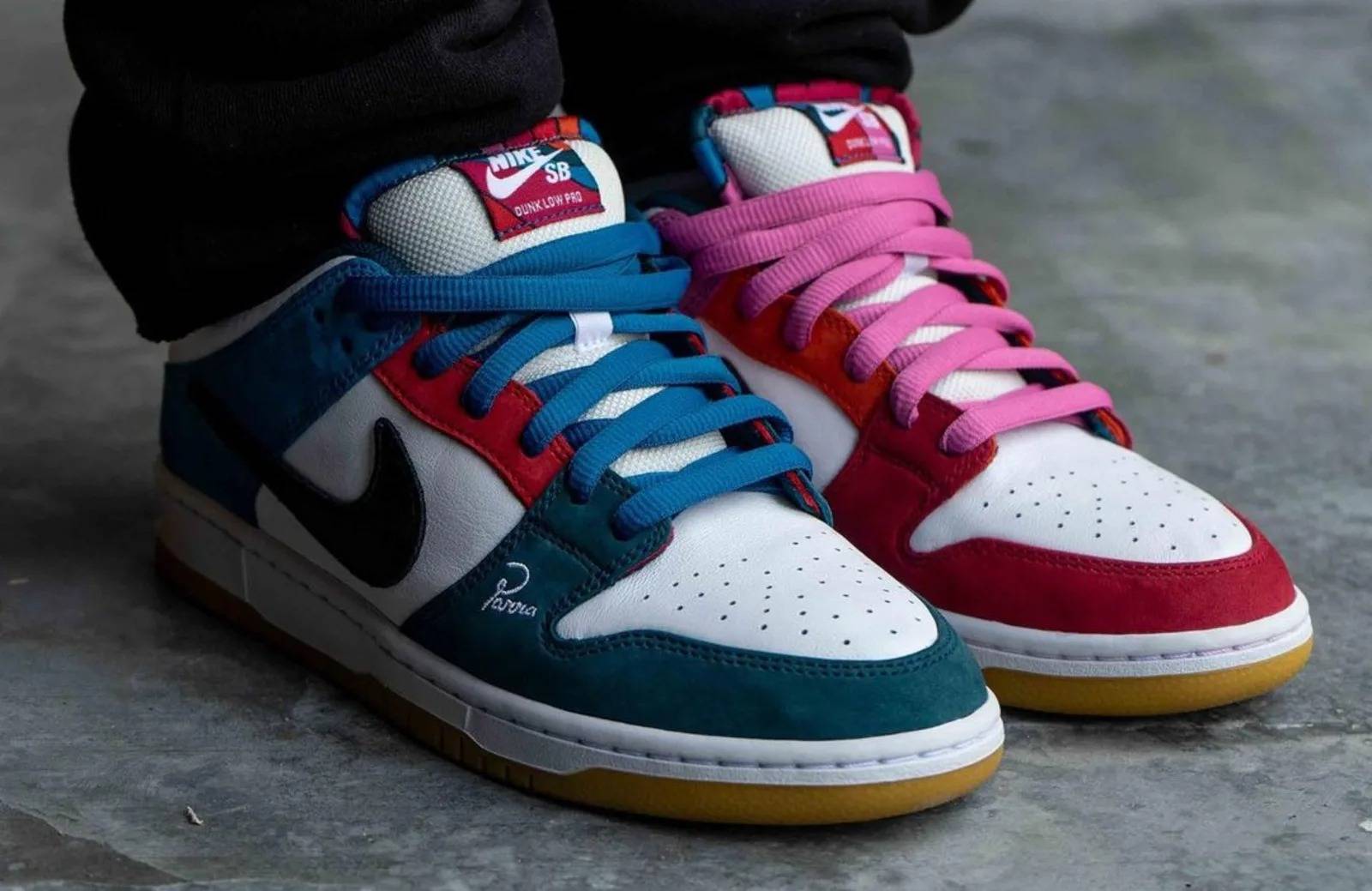 Low&quot|Parra x Nike SB Dunk Low＂Multi-Color 2021＂低帮运动滑板板鞋 DH7695-100?