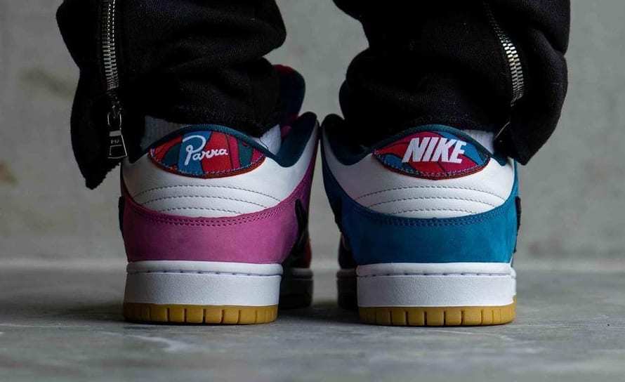 Low&quot|Parra x Nike SB Dunk Low＂Multi-Color 2021＂低帮运动滑板板鞋 DH7695-100?