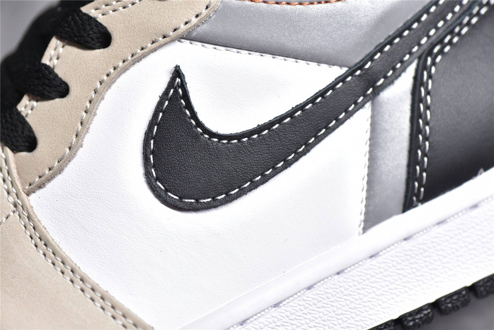 反光|乔丹 Air Jordan 1 Prototype AJ1 彩色拼接3M反光运动鞋