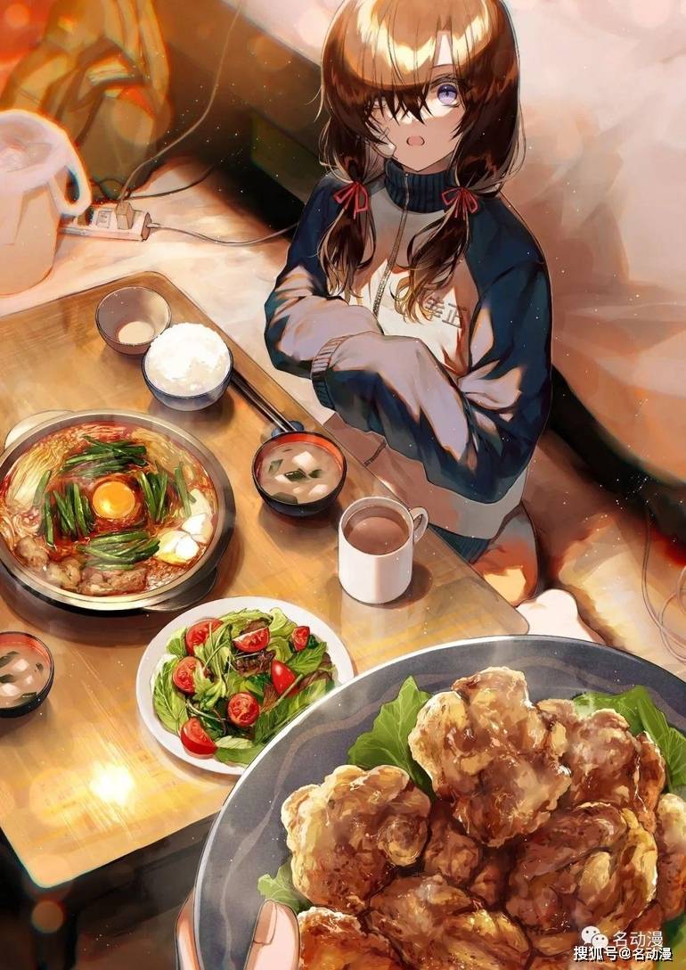 职业插画师久贺フーナ绘画作品欣赏