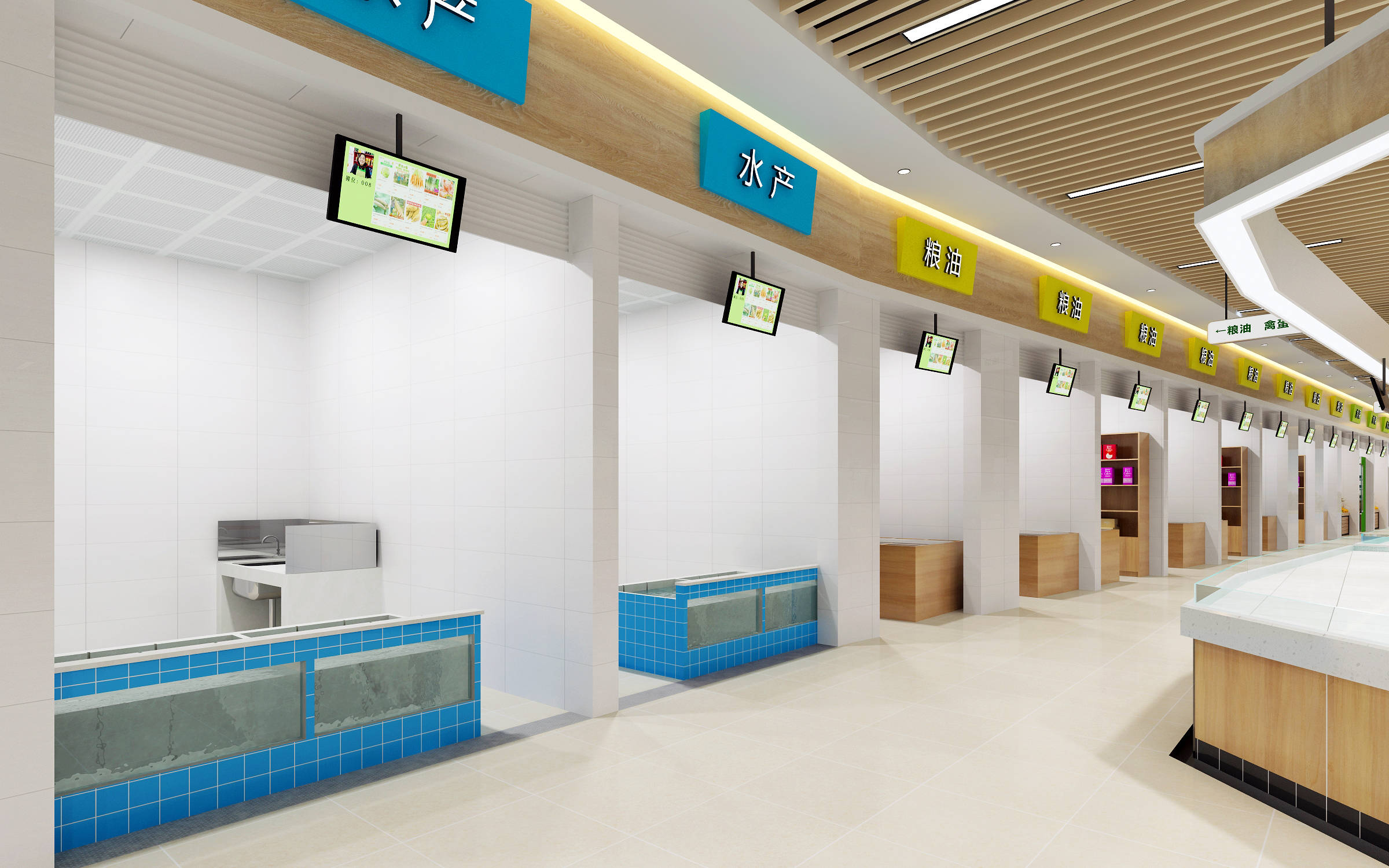 鄂州菜市场设计—鄂州菜市场装修设计—鄂州菜市场设计图