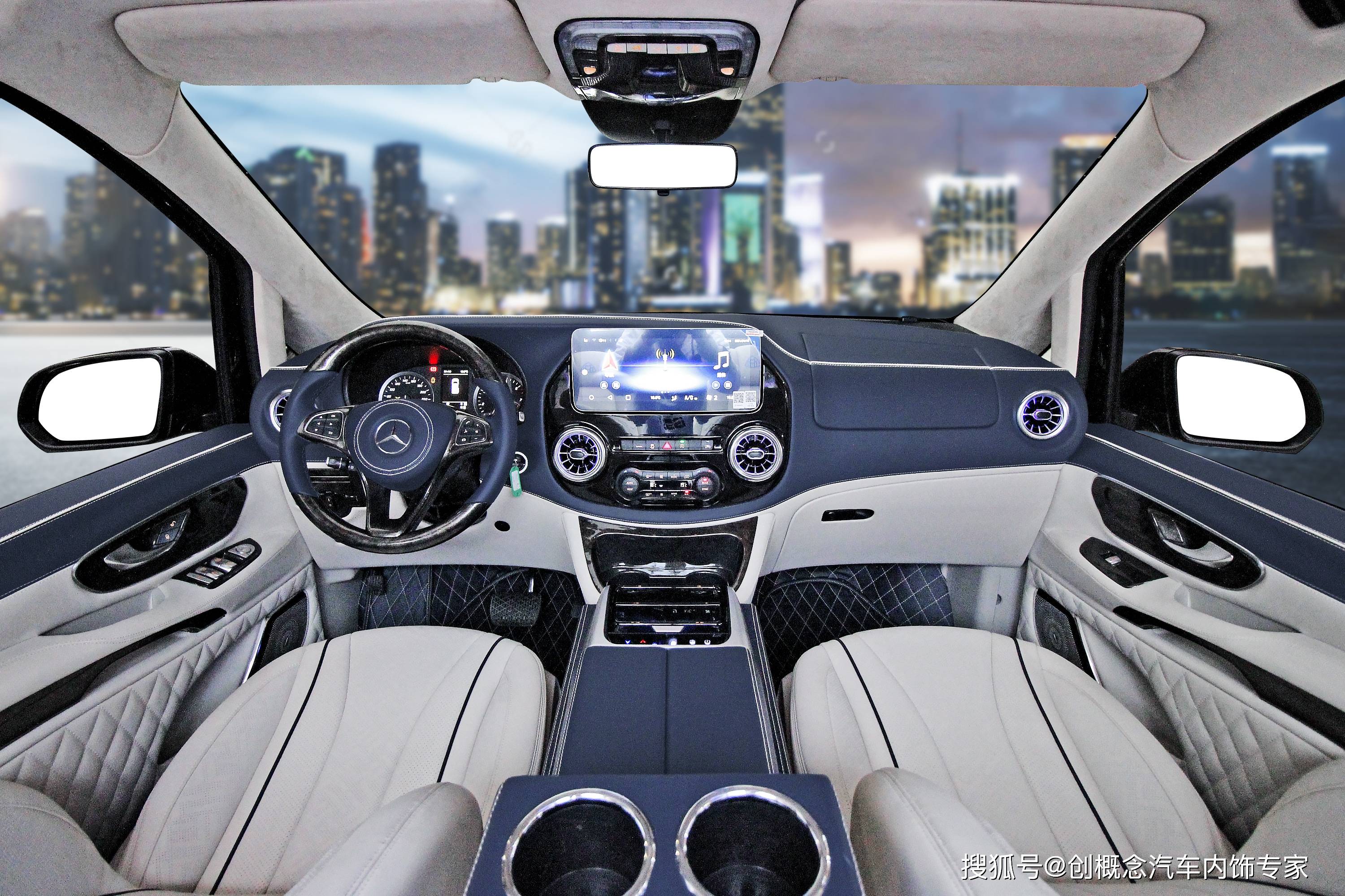 深圳奔驰威霆内饰改装,加装航空座椅,星空顶棚, 这种的改装, 是不是很