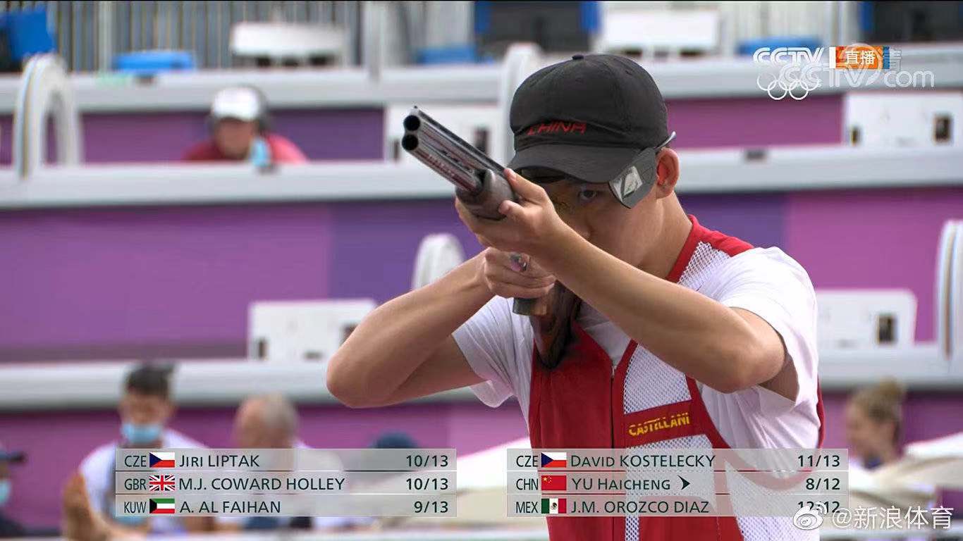 莱西小将于海成奥运会射击男子多向飞碟决赛夺得第五名_比赛