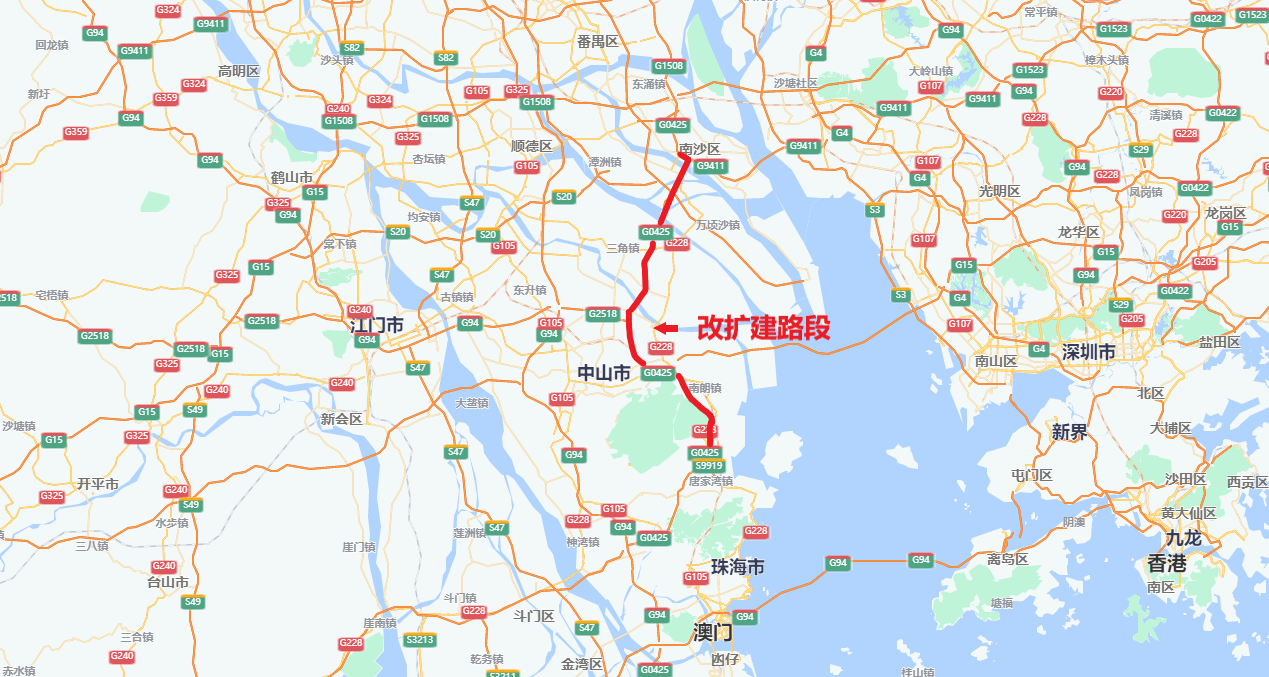 广澳高速珠海支线图片