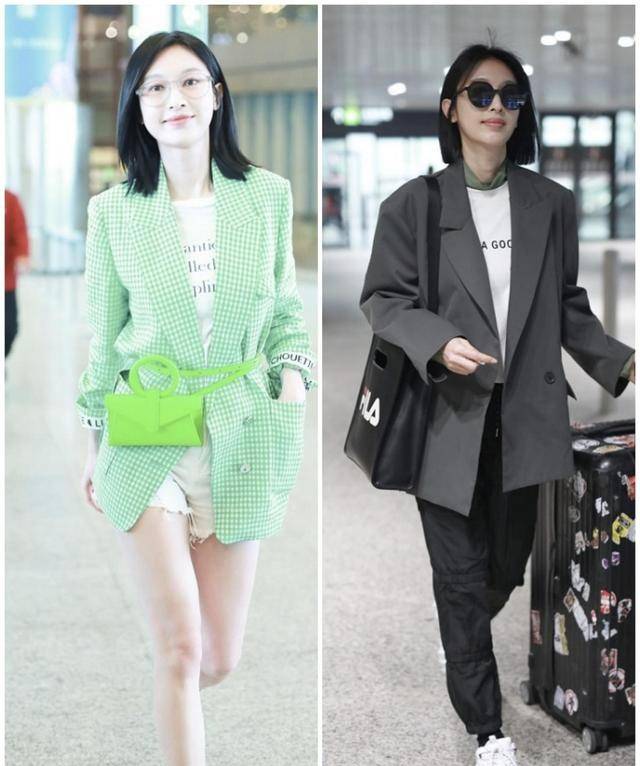 曲线|佘诗曼的身材真挺好的，穿波点裙秀曲线，撞衫小9岁张俪也不输