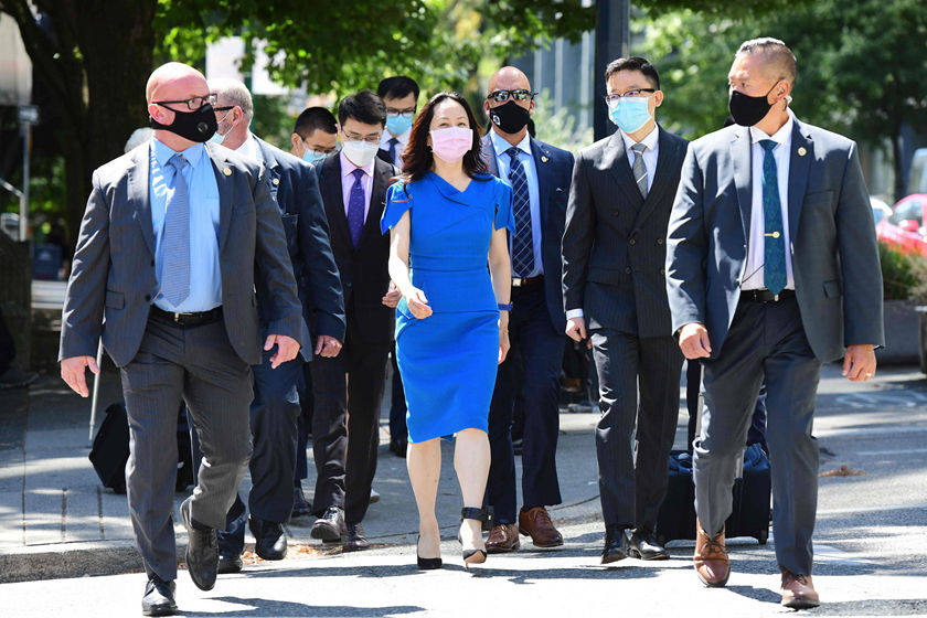 孟晚舟案最后阶段庭审开庭 法庭辩论将进行2周多-搜狐大视野-搜狐新闻