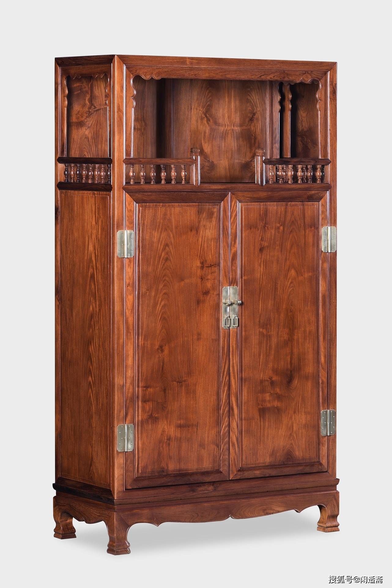 素雅隽永,黄花梨家具,亮格万历柜