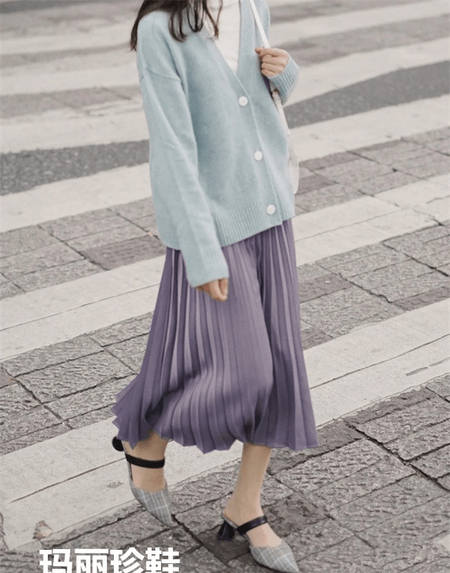 身材|不懂百褶裙,怎么穿出洋气感?