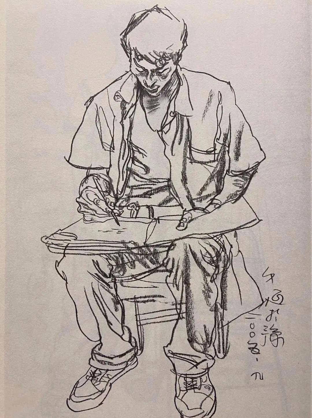 南开大学文学院东方艺术系副教授张文恒速写作品分享