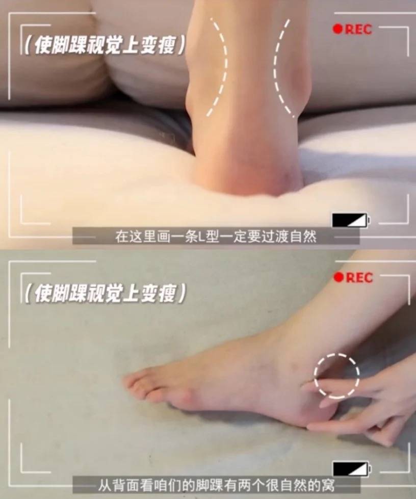 好身材|杨幂脚踝17.2cm，李沁脚踝19.5cm，这么细的脚踝是真实存在的吗？