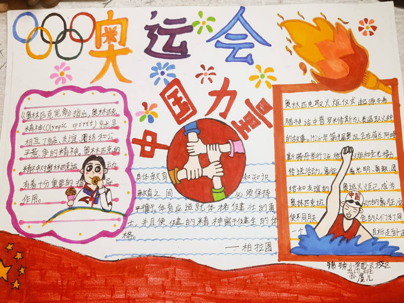 中国奥运会手抄报内容图片