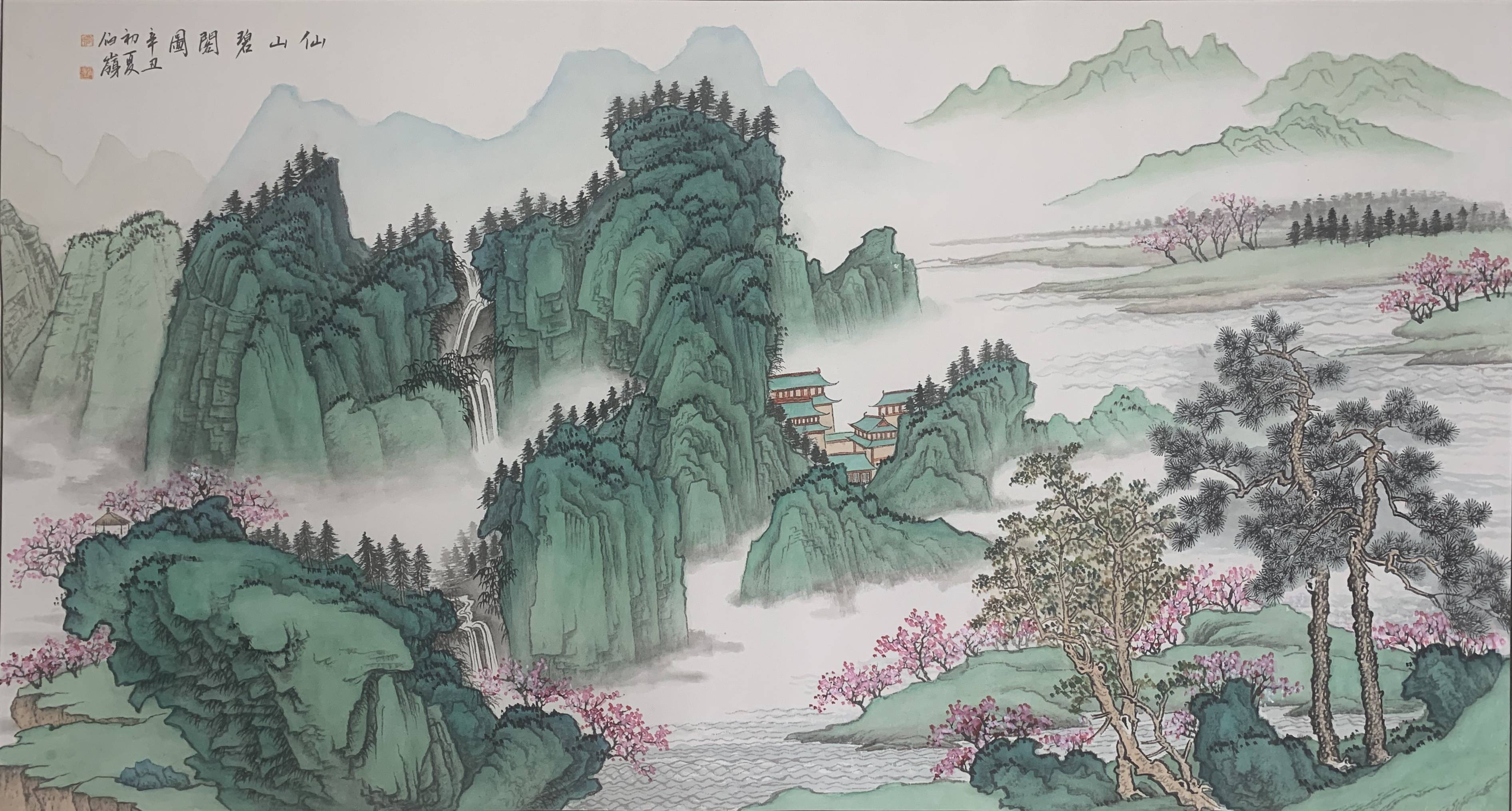 天津|古香古色 气韵生动||著名画家李伯岺山水作品鉴赏