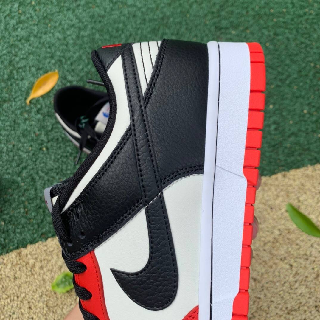 测评盘点|耐克联名 NBA 周年限定 Nike Dunk EMB 75th Anniversary 白黑红板鞋
