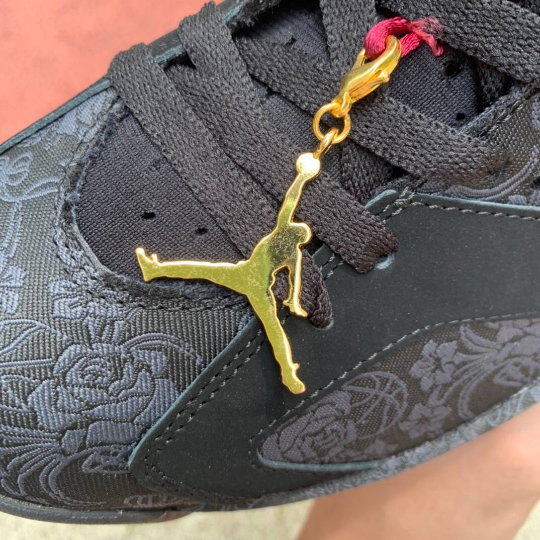 Jumpman|Air Jordan 6 WMNS Singles Day 乔丹光棍节黑丝绸刺绣篮球鞋