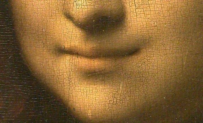 蒙娜丽莎真的在微笑吗?将画作放大3.14倍后,医生:她没有笑_维斯