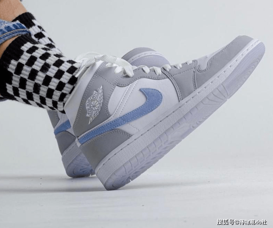 冰蓝烟灰小迪奥 aj1 板鞋 运动鞋