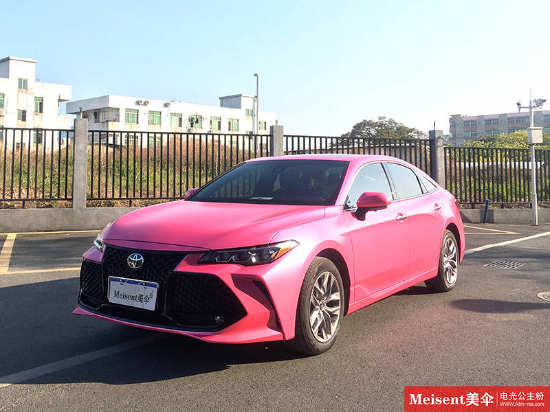 美国meisent美伞进口高端改色膜 电光公主粉--丰田亚洲龙