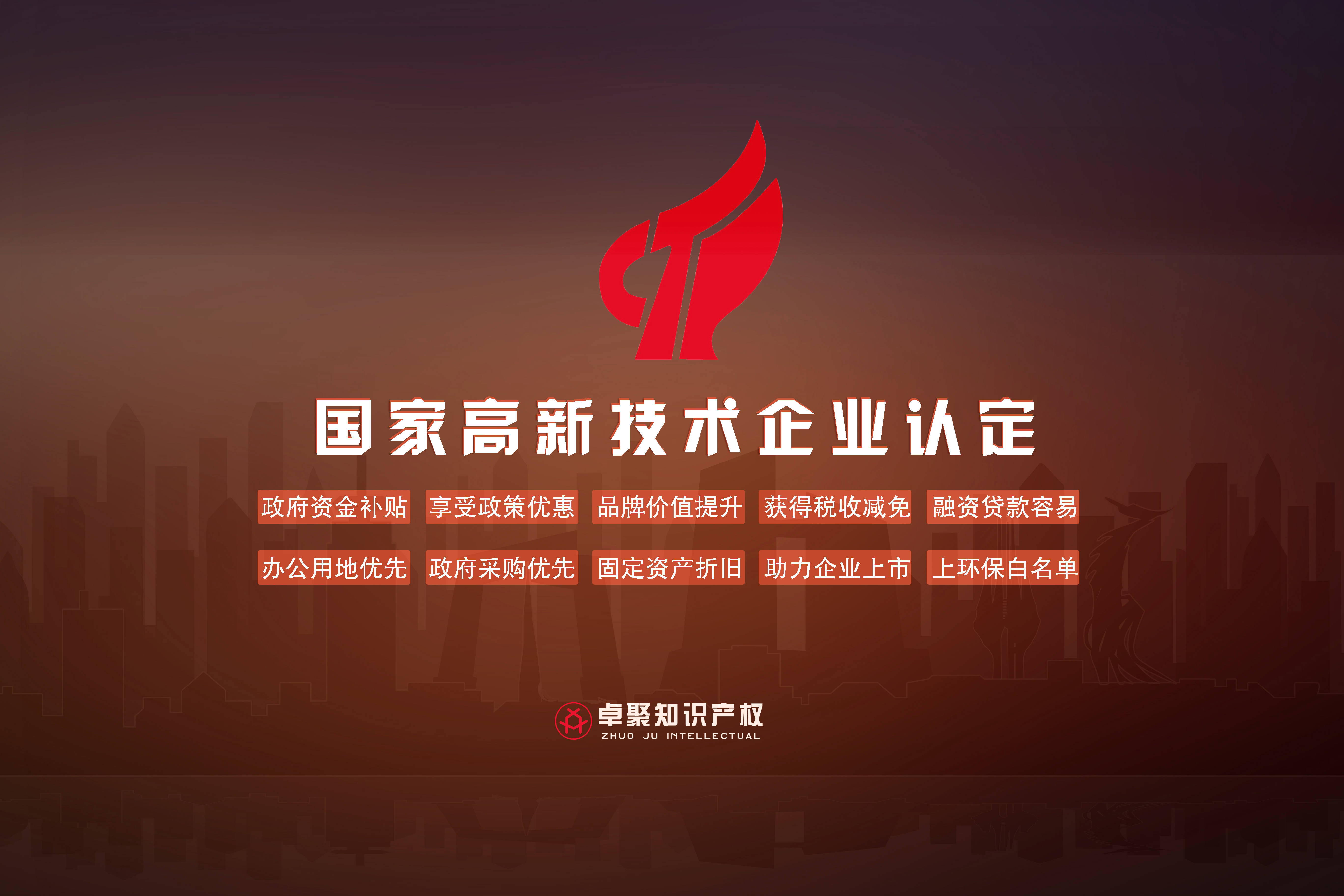 热烈祝贺卓聚知识产权2021年度高企认定取得优异成绩