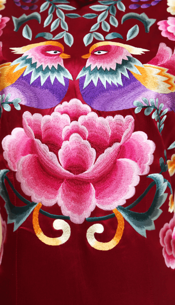 扣子|济南旗袍|金扣子 华贵绽放