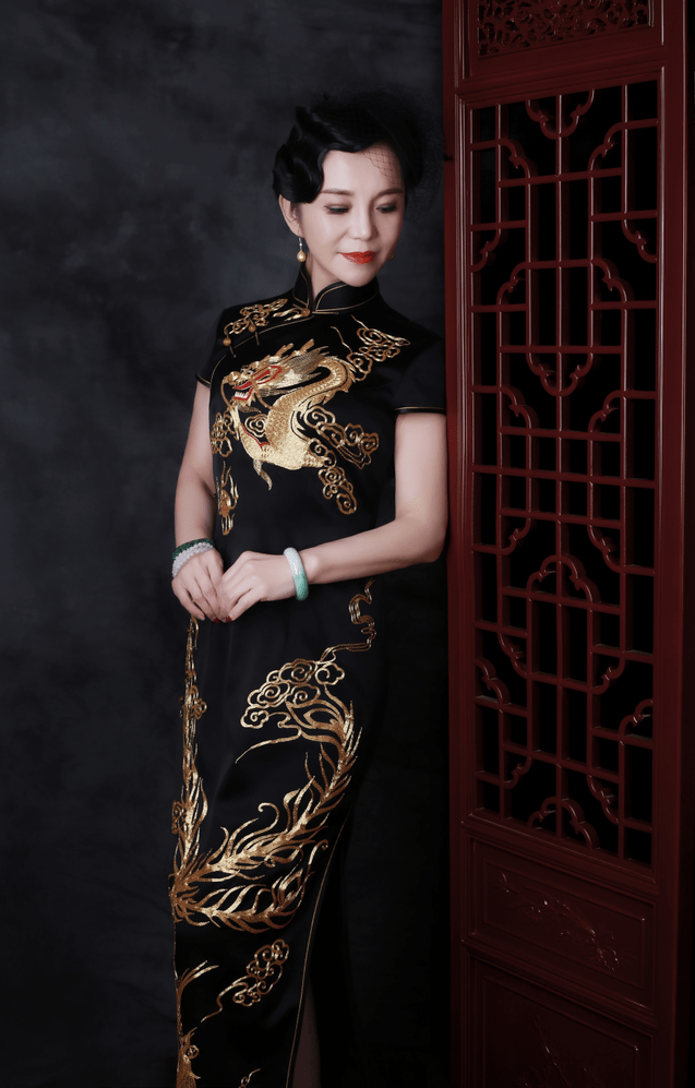 扣子|济南旗袍|金扣子 华贵绽放