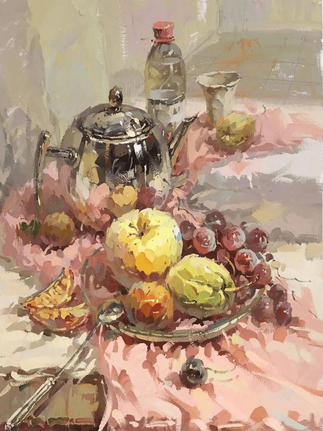 色彩单体示范不锈钢器皿