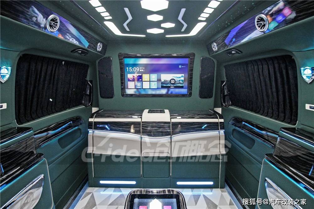 改装威霆全隔断内饰 夏日清新出行 也能拥有私人空间_搜狐汽车_搜狐网