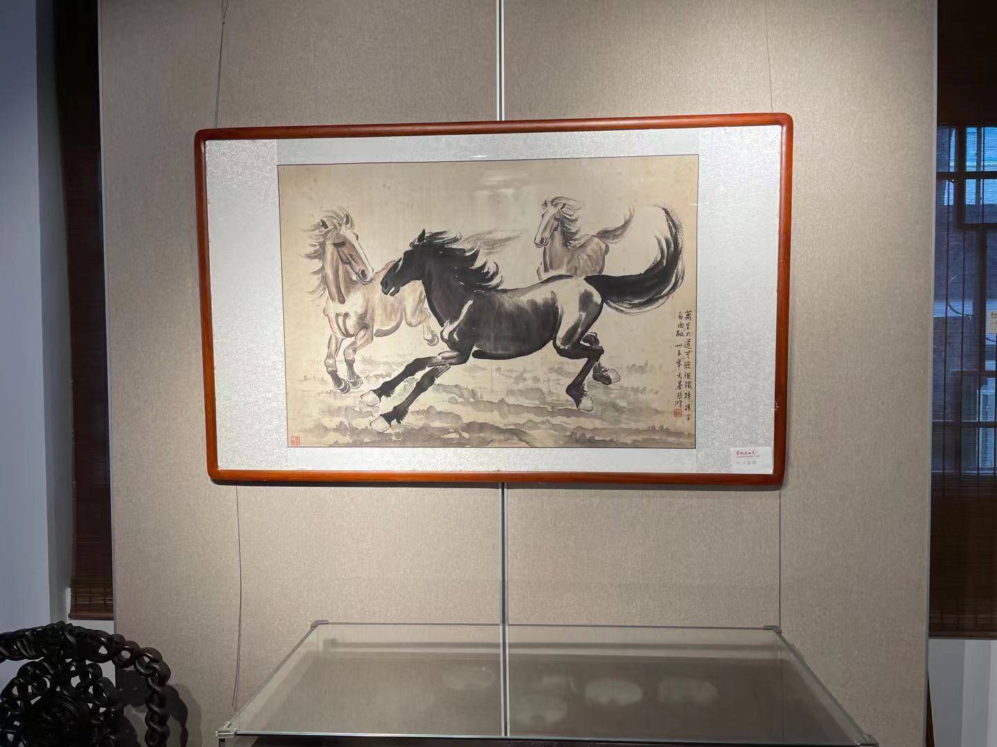 进行了|“鸿程百年”为梦想绽放 徐悲鸿书画作品全国巡展?南京站开启