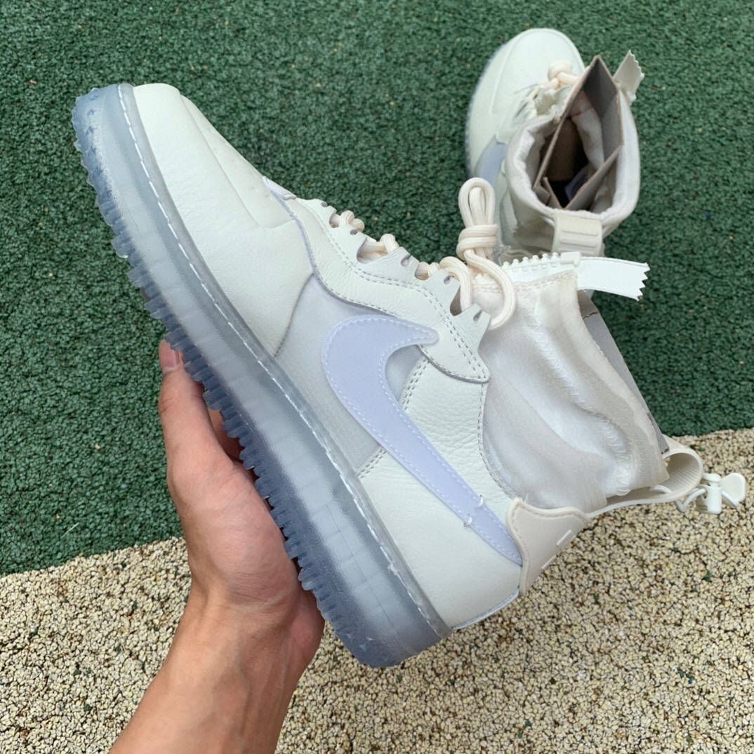 防水 耐克黑橙联名 Air Force 1 WTR GORE-TEX 空军一号高帮机能防水运动鞋