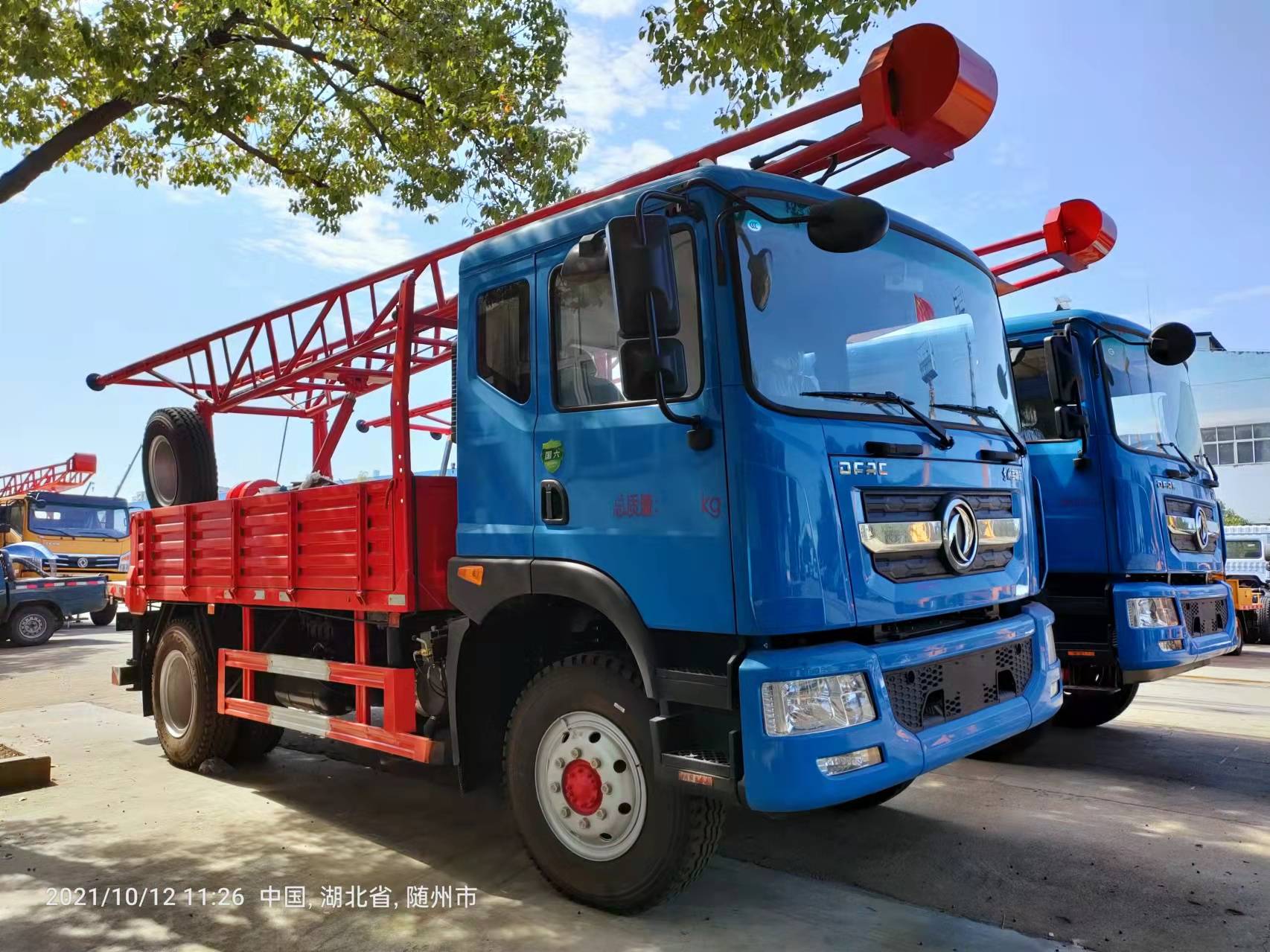 国六东风多利卡d9钻井车国六钻机车