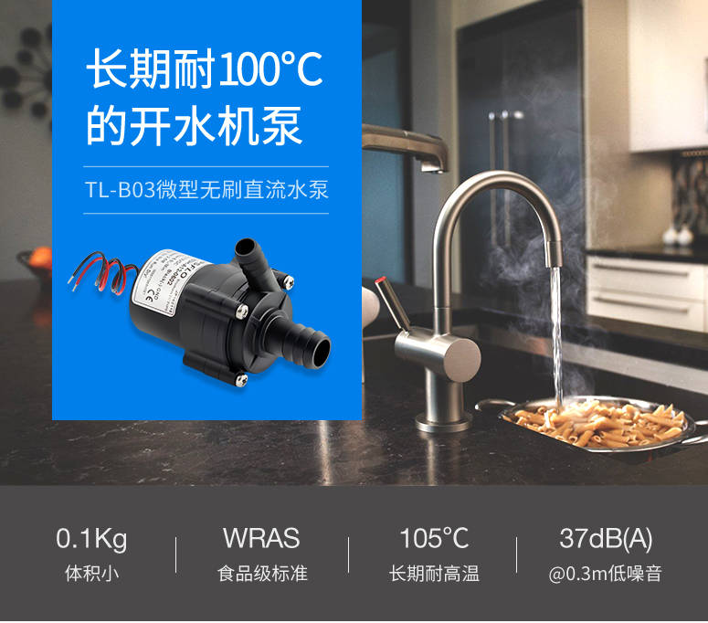 净热一体机水泵 耐100度高温无气蚀热饮机泵