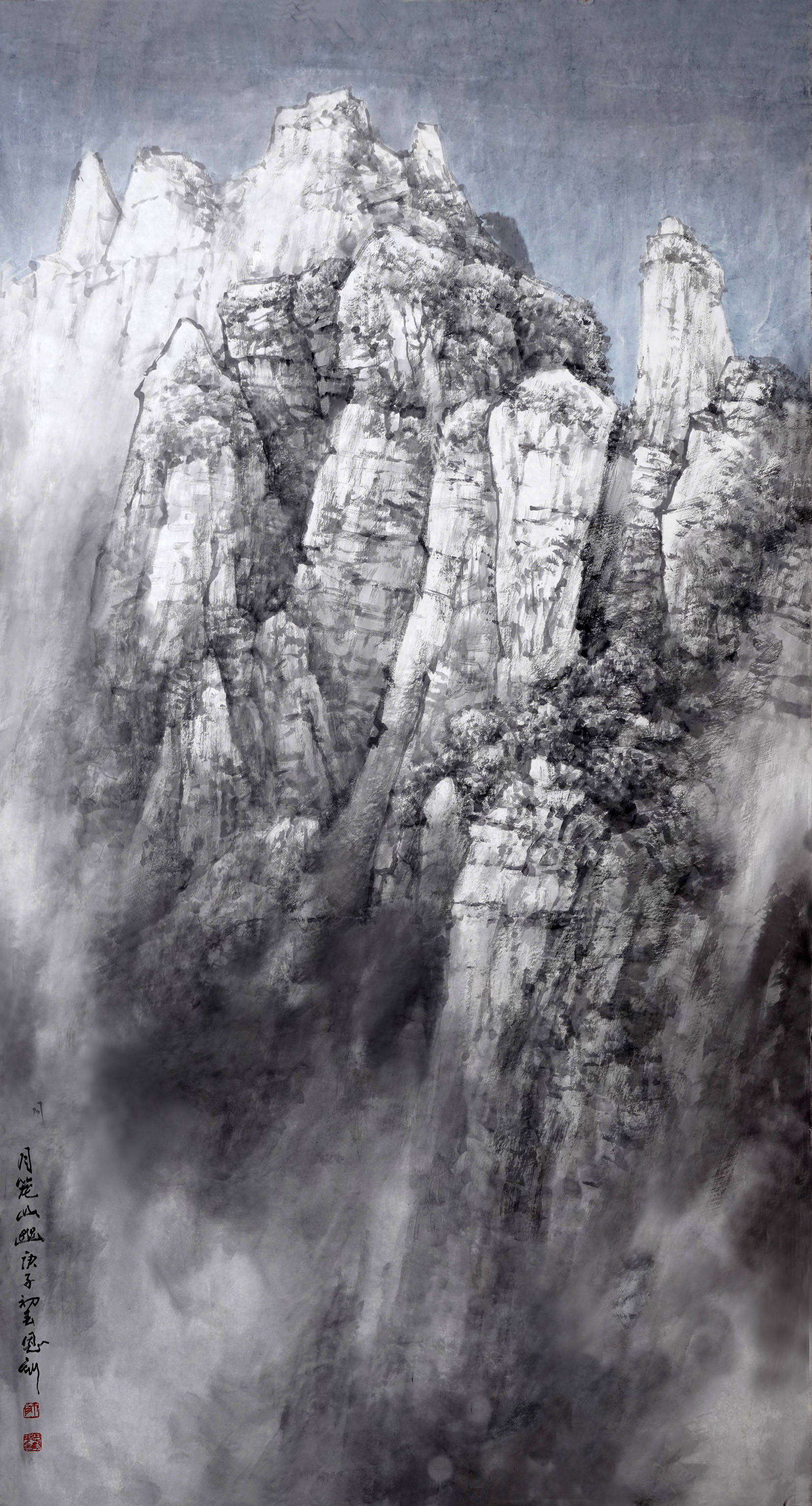 艺坛楷模——师恩钊_山水