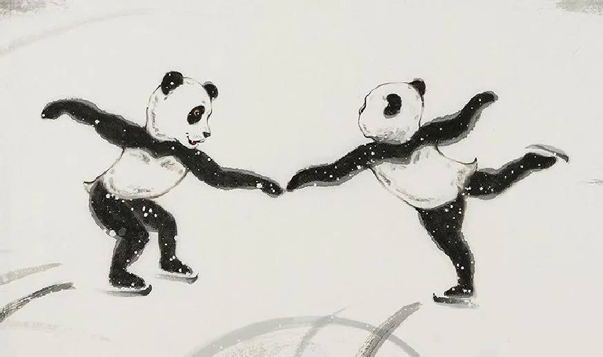 绘制了5000余只国宝大熊猫,象征着中华五千年文明
