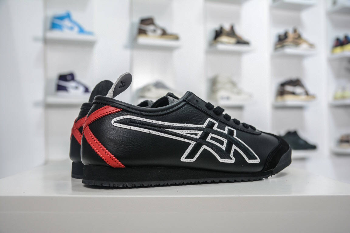 鞋子 纪梵希亚瑟士联名 Asics Onitsuka Tiger Mexico 66 皮面鬼冢虎运动鞋