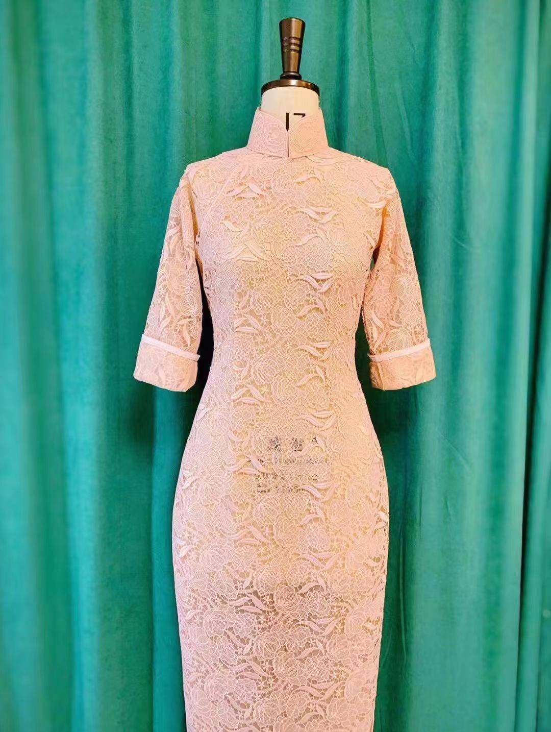 魔杖 梵芮锦刺绣手工刺绣法式刺绣旗袍分享