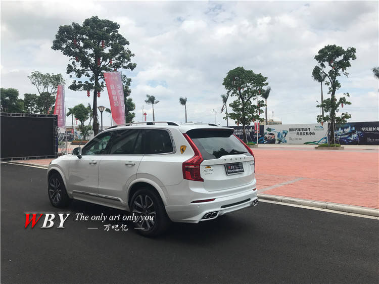 新款沃尔沃xc90改装heico大小包围前后唇沃尔沃保险杠排气轮毂