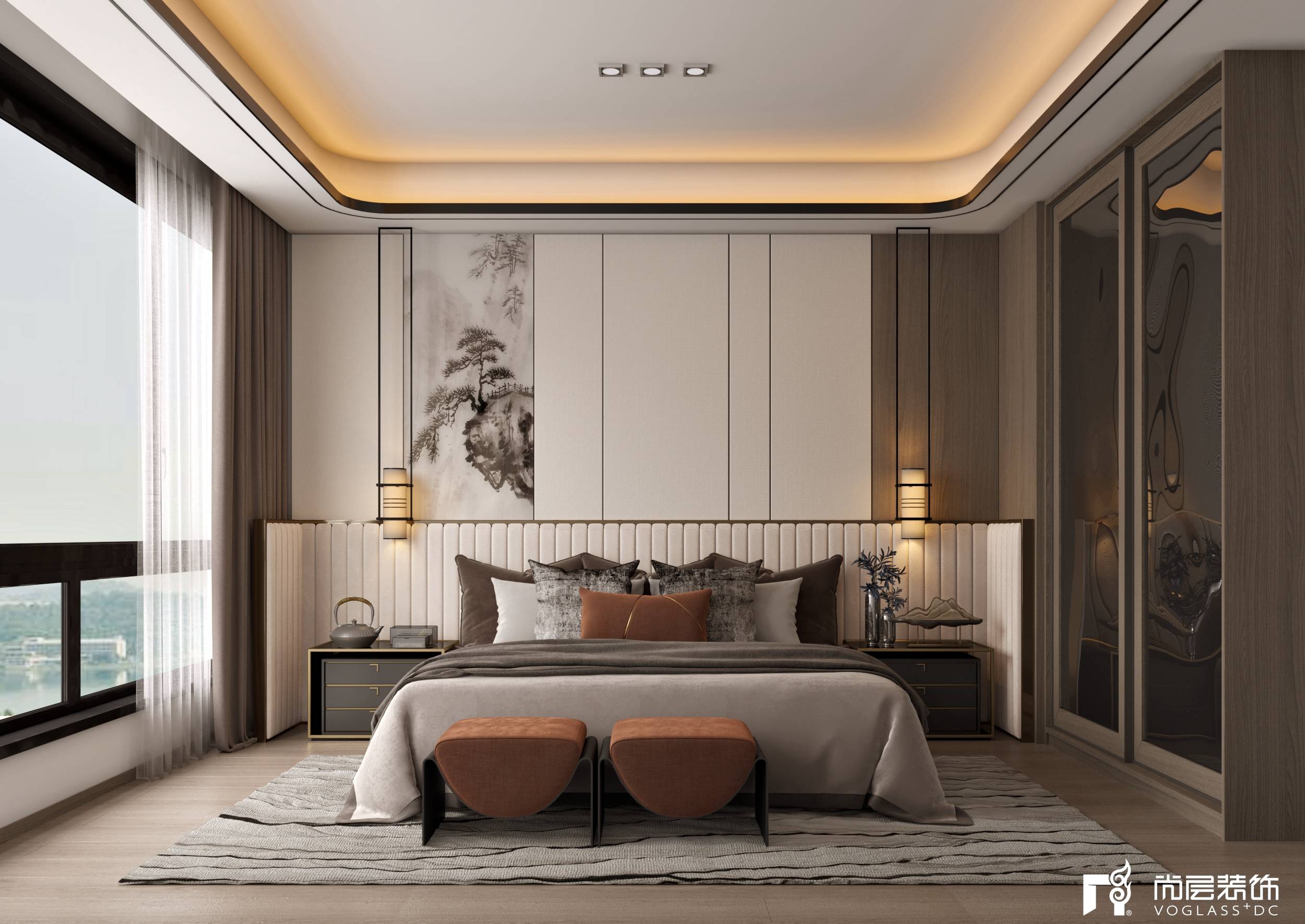 现代家居装修风格分类新中式风格360㎡长泰国际