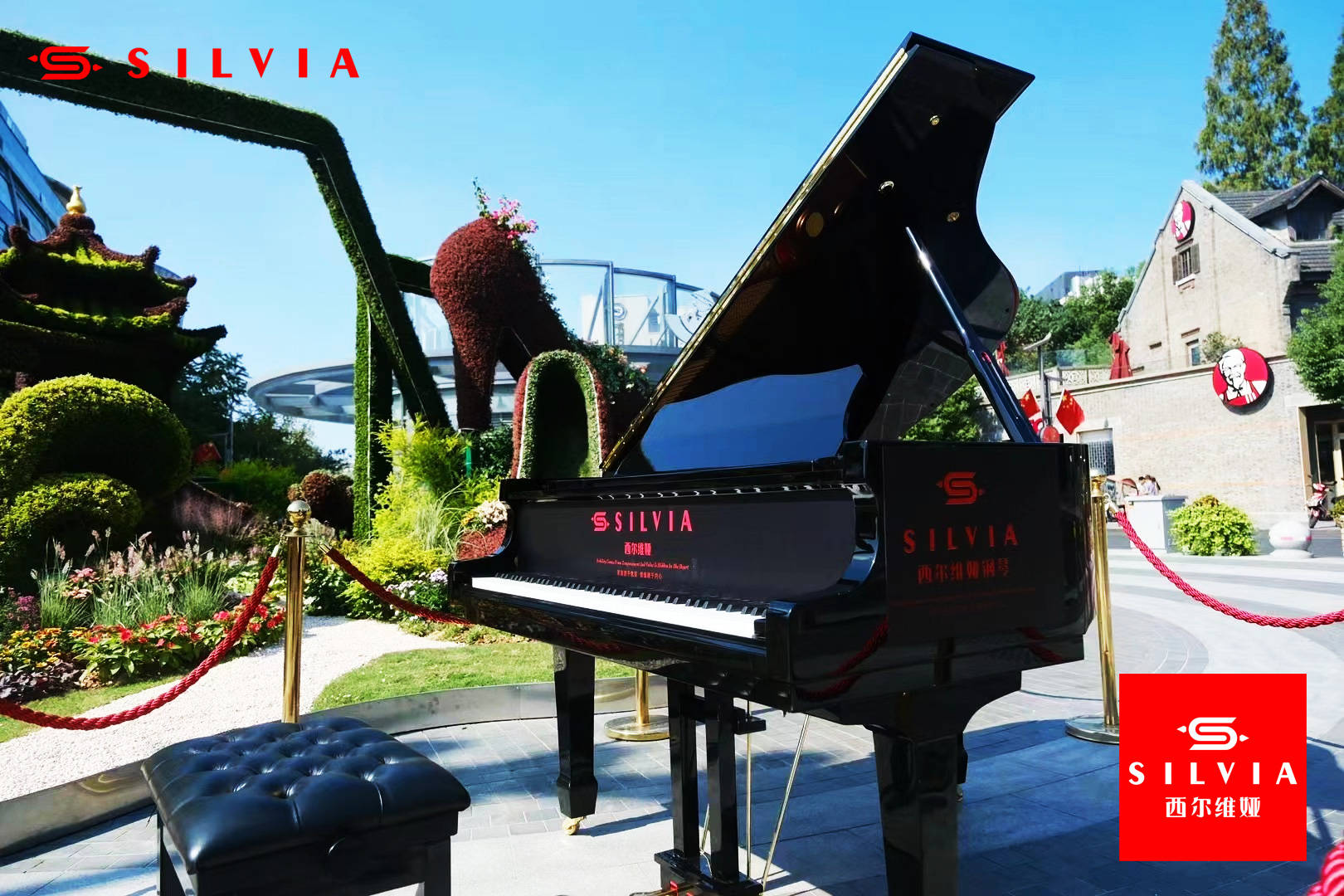 西尔维娅钢琴完美的细节成就独特的艺术杰作