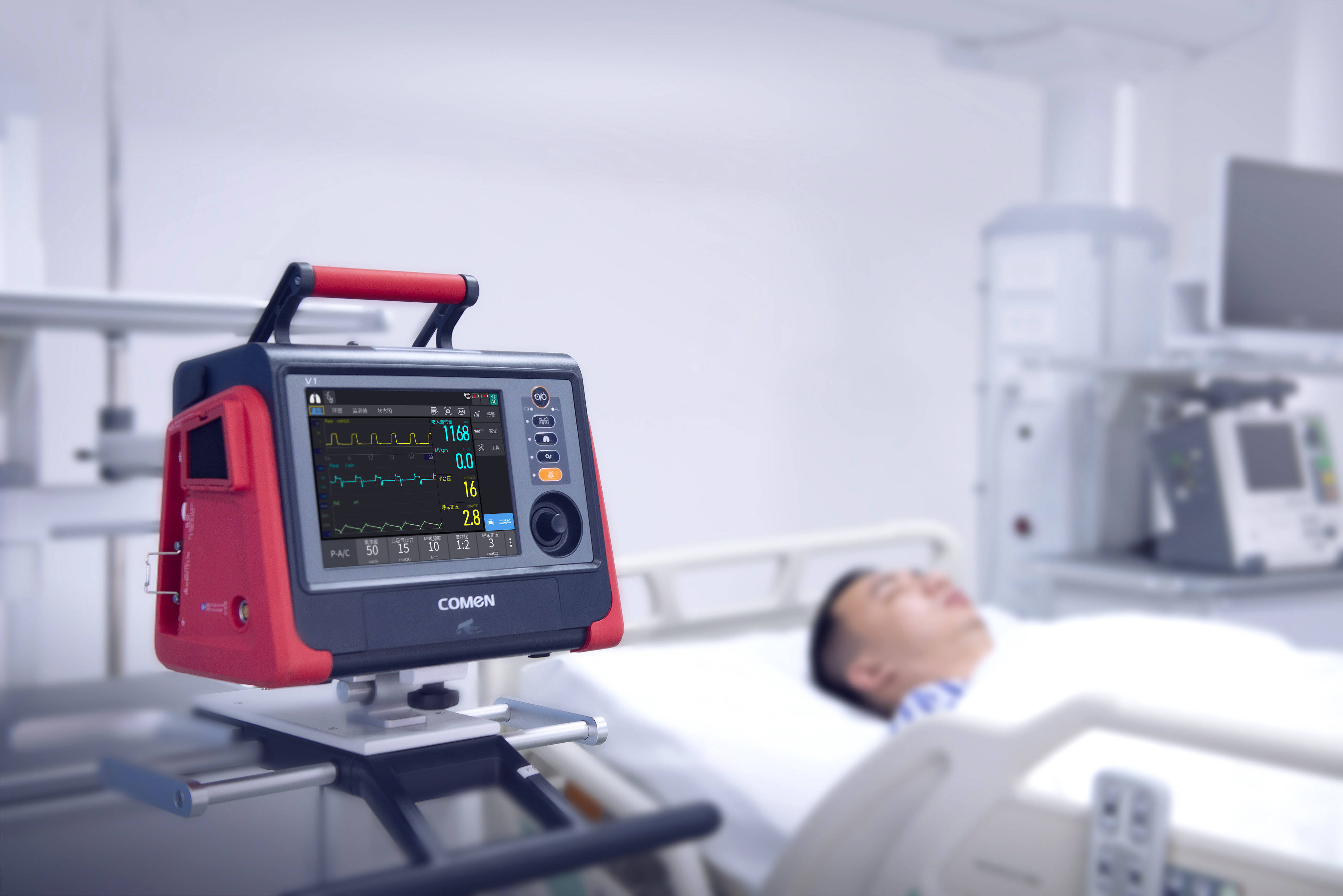 科曼在全球市场再获订单v1急救转运呼吸机受到国际认可