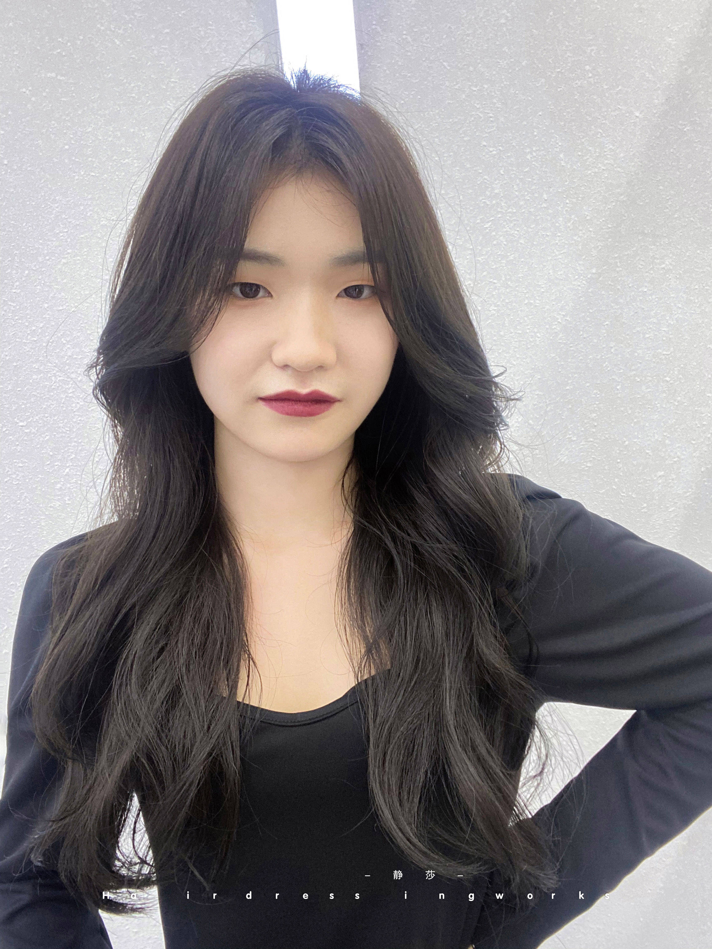 蓬松气垫烫 静莎职业学校 美发培训学院作品