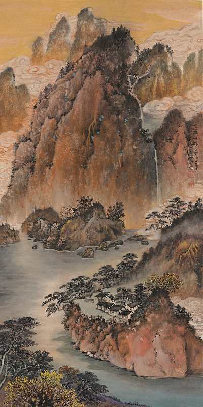 画家蔡云飞经典山水作品精选