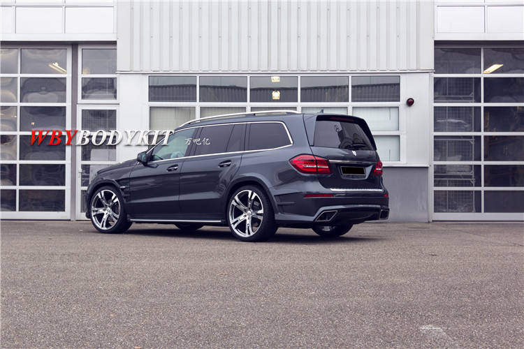 奔驰gl改装lorinser大包围机盖gl改装升级劳伦士前后杠尾翼叶子板