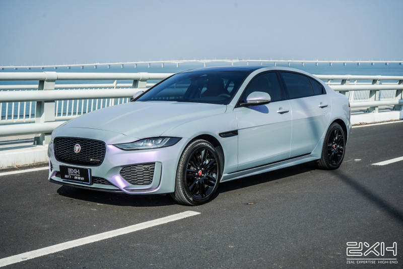 厦门尊享会捷豹xel贴改色膜案例