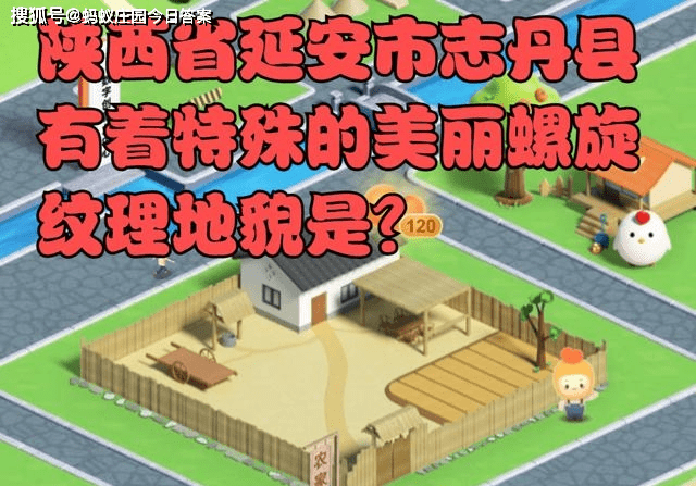 原创陕西省延安市志丹县有着特殊的美丽螺旋纹理地貌是丹霞地貌 蚂蚁新村答案