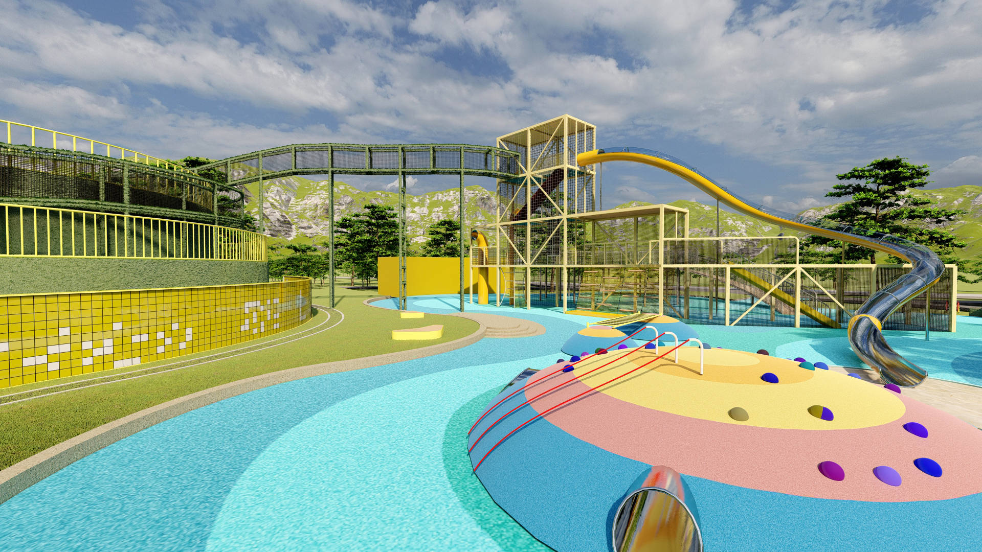 山东淄博无动力游乐设备报价济宁户外组合滑梯厂家_少年儿童_穿越