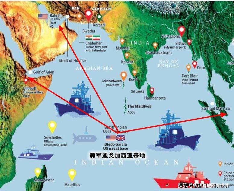 印度洋地理位置图片