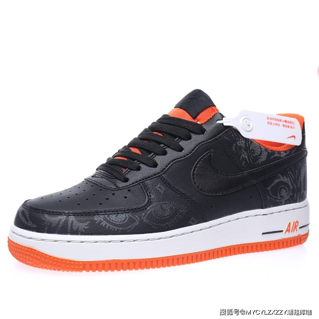 图标 2021恶作剧之夜万圣节耐克Nike Air Force 1 '07 空军一号运动板鞋 DC8891-001