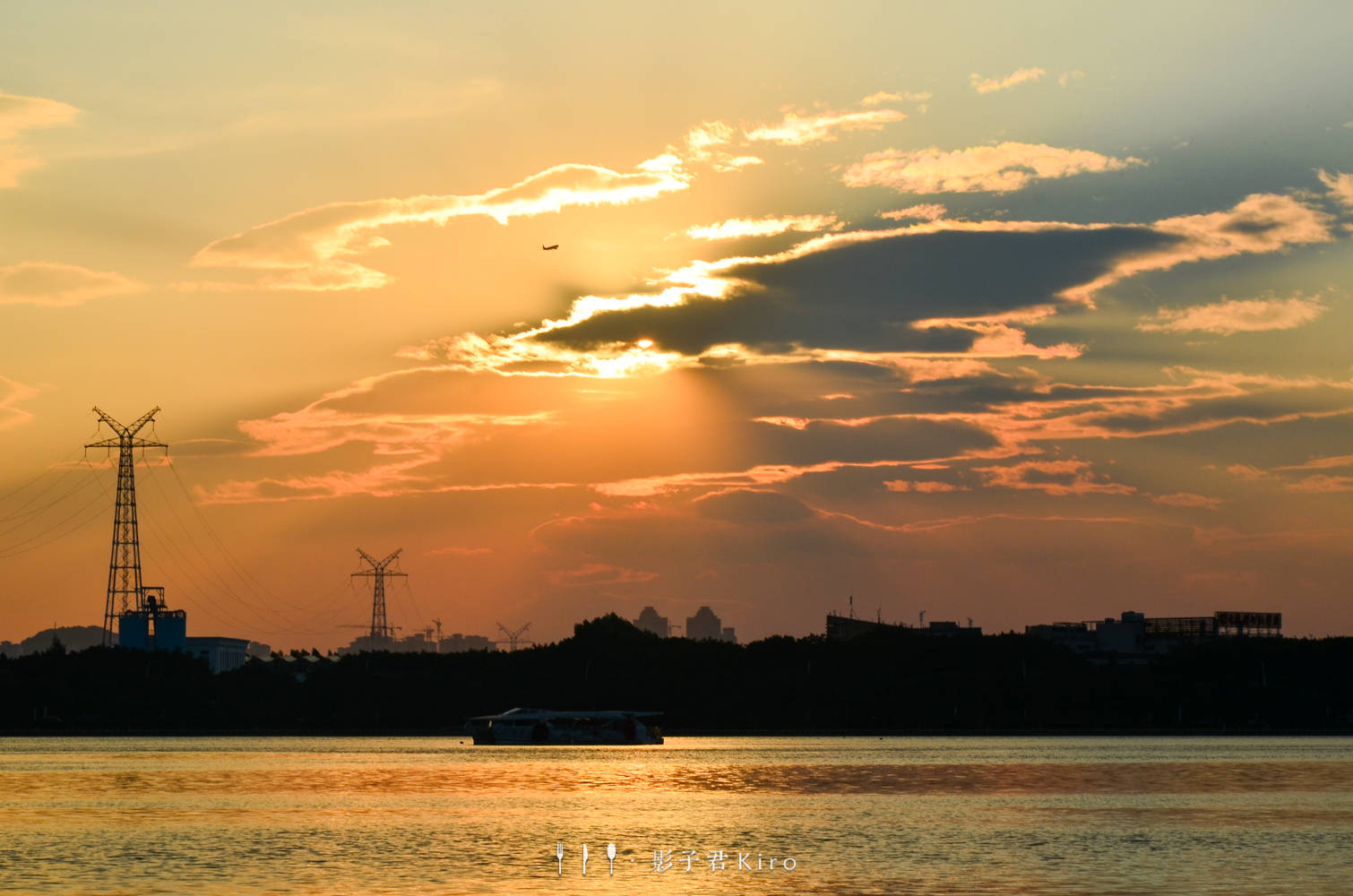 白鹭洲|厦门白鹭洲，记录一次风云变幻的绝美夕阳！你不一定见过