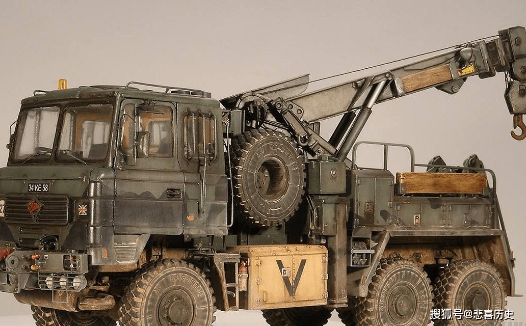 原创84式中型坦克抢救车是中国第二代中型坦克抢救车